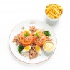 Tomates aux crevettes grises 2 pièces