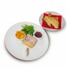 Terrine de canard à l'orange de chez Rougier, chutney pommes, abricots, pain brioché
